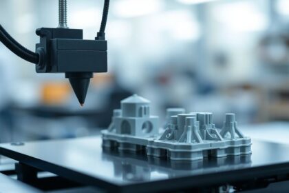 3D printer crafting a prototype